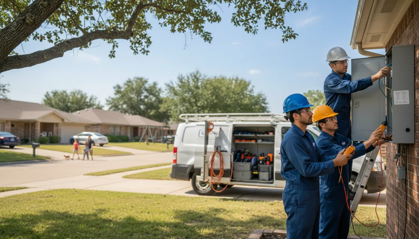 Certified electrician providing emergency electrical services in Amherst, OH